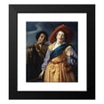 thumbnail image 2 of Johannes Paulus Moreelse 20x23 Black Modern Framed Museum Art Print Titled - Singing Shepherdess with Shepherd (1630), 2 of 5