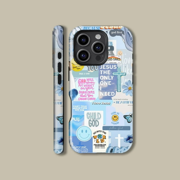 Inspiring Bible Verse Christian MagSafe Case for iPhone Samsung