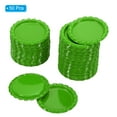 thumbnail image 3 of Uxcell 1" Flat Decorative Bottle Caps Craft Bottle Pendant Trays Double Sides Printed Light Green 50 Pack, 3 of 6