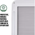 thumbnail image 3 of Hike Crew RV Sunshade Covers for RV Roof Vent Fans, Fits 11 and 14 Inch Models, White, 1 Piece, 3 of 6