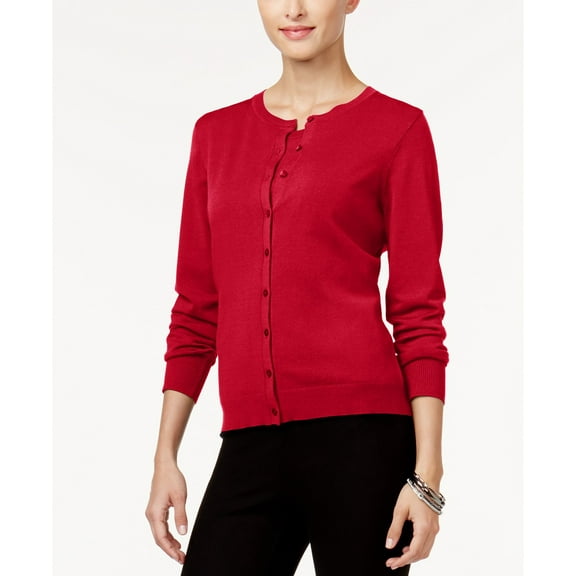 August Silk - Crew-Neck Cardigan - Regular - M