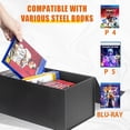 thumbnail image 4 of Caja de almacenamiento de videojuegos compatible con juegos PS5, PS4, PS3, juegos XBOX1, funda protectora magnética para caja de videojuegos, almacena hasta 20 casos, 1 paquete, 4 of 12
