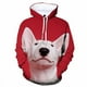 thumbnail image 2 of Sudadera con capucha con estampado 3D de bull terrier para hombre, sudadera con capucha de gran tamaño con gráficos de perros y animales, sudadera transpirable de otoño 2023, 2 of 5