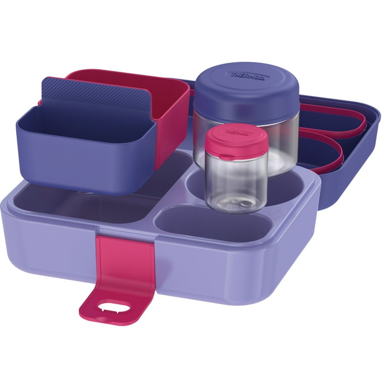  THERMOS Kids Freestyle 8 Piece Food Storage Kit, Pink