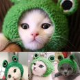 thumbnail image 5 of Pet Hat, Dog Cat Handmade Knitted Woolen Yarn Frog Cap, Grooming Accessories Apparels Puppy Teddy Cartoon, 5 of 5
