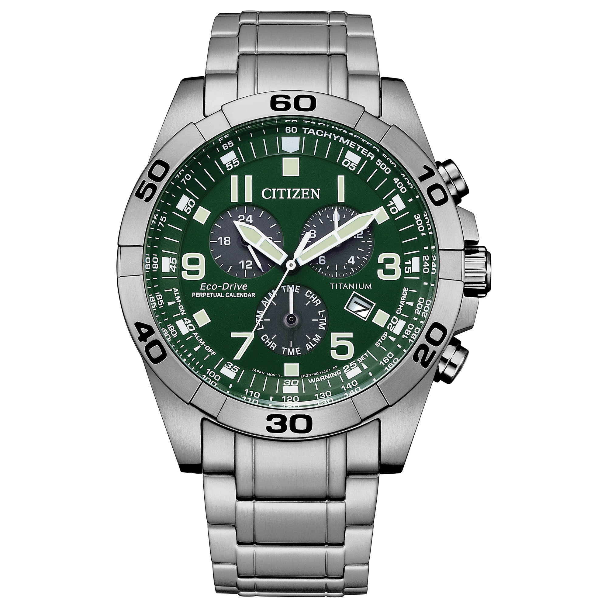 Citizen Men's Eco-Drive Super Titanium Chronograph Watch - BL5550-50X