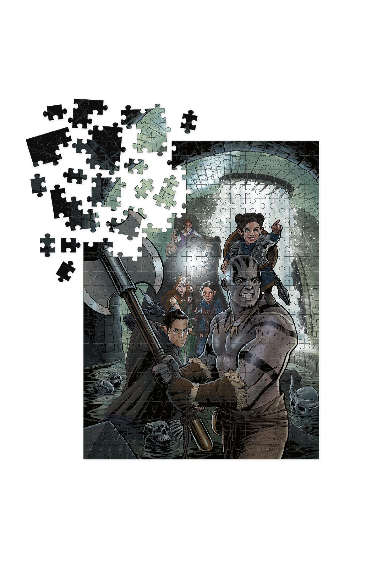 Dark Horse Deluxe Mass Effect: Legends 1000-Piece Jigsaw Puzzle - Multicolor, 20" X 27"