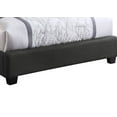 thumbnail image 4 of Benzara BM205555 Wooden Queen Size Platform Bed with Deep Button Tufted Headboard, Gray, 4 of 5