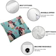 thumbnail image 4 of Acheng Throw Pillow Cover Cute Penguins Celebrat Christmas Sofa Pillow Case Cushion Cover for Home Couch Bed Decor 2pcs White, 4 of 6
