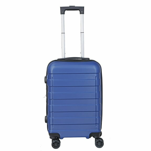 SONGMY 21-Inch Hardside Luggage, Blue Carry On Luggage with Spinner Wheels