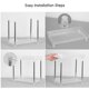 thumbnail image 3 of Multi-functional 2-Tier Cosmetic Organizer Tray Storage Shelf Caddy Stand for Bathroom Vanity Countertop, 3 of 5