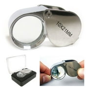 10 X 21mm Glass Magnifying Loupe Magnifier Glasses Len Jewelers Loop Eye Jewelry