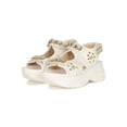 thumbnail image 5 of Women Jeweled Hook and Loop Cutout Ankle Strap Footbed Sneaker Sandal 19012, 5 of 6