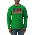 thumbnail image 1 of Wild Bobby, American Game Flag Baseball Bat Ball, Sports, Men Long Sleeve Shirt, Kelly, 2XL, 1 of 3