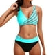 thumbnail image 1 of Gibobby Conjunto de Bikini para Mujer Traje de baño Tankini de dos piezas de talle para mujer(Verde,XL), 1 of 5