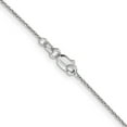 thumbnail image 4 of Auriga Fine Jewelry 14K White Gold .9mm Cable Chain Necklace 20 inch for Women, 4 of 4