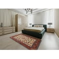 thumbnail image 4 of Ahgly Company Indoor Rectangle Traditional Saffron Red Persian Area Rugs, 7' x 9', 4 of 6