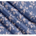 thumbnail image 3 of Cotton Cambric Fabric by Soimoi - Floral Pattern- 56" Wide Soft Breathable Fabric by 5 Yard for Kurtas, Linings, Blouses, Baby Clothes, Quilting - Blue, 3 of 6