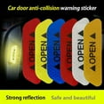 thumbnail image 6 of 4x Car Door Open Sticker Reflective Tape Safety Warning Decal, 6 of 13
