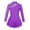 Purple, variant on Yhong Kids Girls Tulle Splice Cutout Back Figure Skating Dress Ballet Dance Gymnastics Costume Black 12