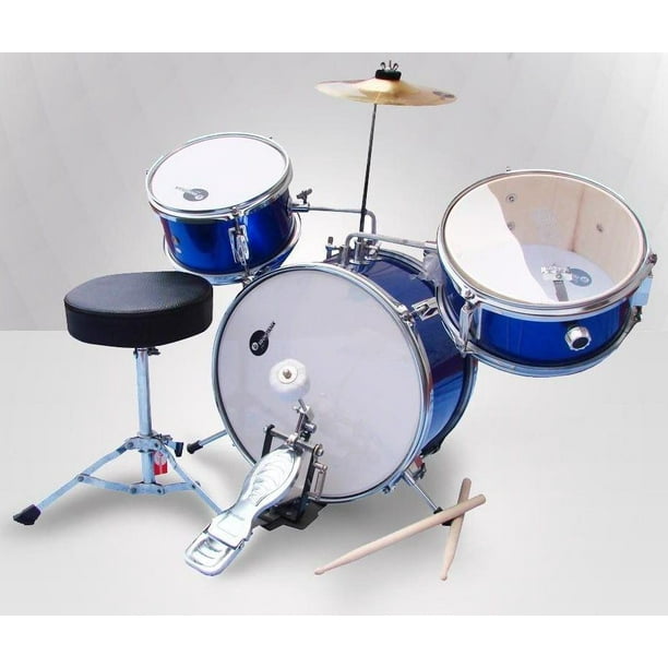 Bateria Musical Profesional Infantil SOUNDTRACK AZUL SOUNDTRACK CHDBJ30 62 AZUL Walmart en linea