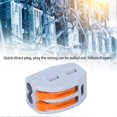 thumbnail image 3 of 20pcs PCT-212 Compact Wiring Connector 2 Port Push in Lighting Electrical Cable Fast Connection, 3 of 4