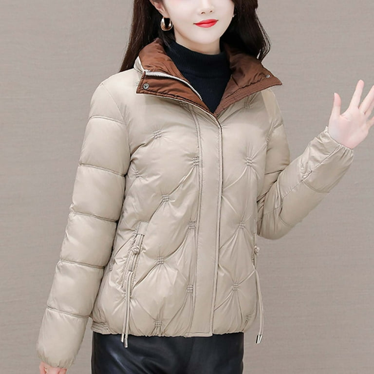 Njoeus Women's Diamond Quilted Lightweight Puffer Jacket Njoeus Women's Diamond Quilted Lightweight Puffer Jacket