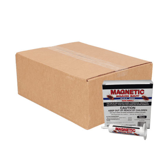 Magnetic Roach Bait Gel Syringes - Case of 5 Packs (20 x 35g Tubes) by Nisus Corp