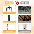 thumbnail image 6 of JDNRXO Adjustable Outdoor Dog Toy for Solo Play - 38.58"-44.49" Height with 6 Heavy-Duty Ground Stakes (11.81" Depth) & 1 Rope Toy for Backyard, Lawn, Park, 6 of 7