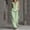 Green, variant on ClodeEU Women's 2 Piece Outfit, Sleeveless V Neck Top and Wide Leg Pants Set,Casual Loose Summer Set Black,Women's Plus L