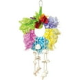 thumbnail image 2 of Prevue Pet Products Playfuls Sound & Movement Ropes & Shell Ring Bird Toy 62603, 2 of 2