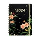 thumbnail image 5 of Planificador semanal de Año Nuevo 2024, cuaderno de diario portátil de 12 meses, logre su lluvia de flores, 5 of 9