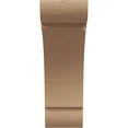 thumbnail image 2 of 4"W x 8"D x 12"H Classic Olympic Rough Cedar Woodgrain TimberThane Corbel, Primed Tan, 2 of 6