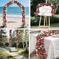 thumbnail image 7 of Duslogis 5 Pcs 39.4 Ft Flower Garland,Rose Garland,Pink Flower Vines for Decoration, Wedding, Garden, Wall Decoration,Backdrop,Bedroom,Birthday Party (Pink), 7 of 7
