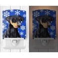 thumbnail image 2 of Doberman Winter Snowflakes Holiday Ceramic Night Light, 2 of 2