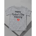 thumbnail image 3 of Happy Mothers Day Mommy Shirt Gift From Son Daughter For Mom Kids T-Shirt 3T Gray, 3 of 7