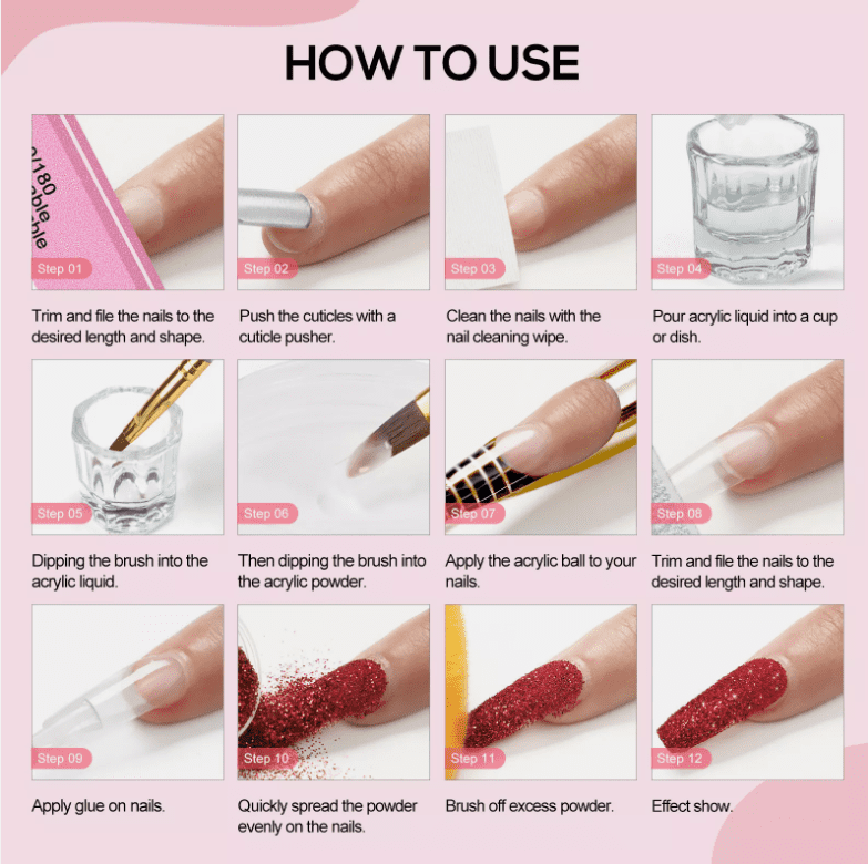 Nail Polish Kit , Nail Kit for Beginners Home DIY with Everything