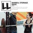 thumbnail image 4 of CIMAXIC 2Pcs Wall Mounted Barbell Rack Barbell Storage Rack Weight Bar Holder Fitness Equipment Rack,6.3"X4.13"X1.97", 4 of 5