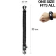 thumbnail image 4 of Survival Bracelets - Compass, Flint Fire Starter, Whistle, Adjustable Wrist Size, 4 of 4