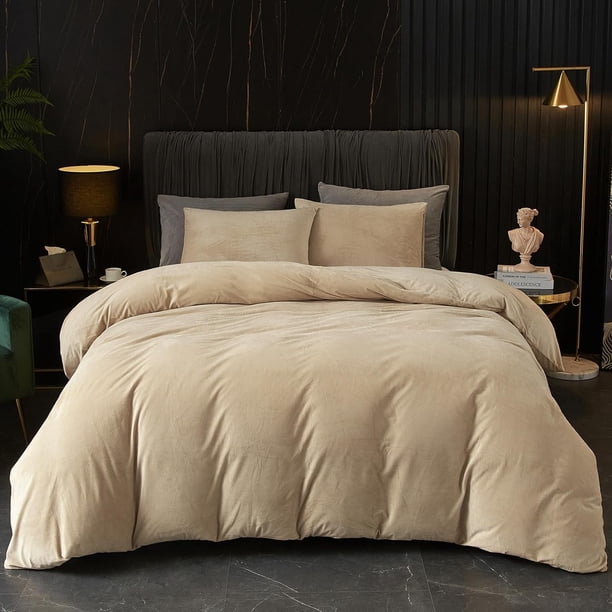 Franela Funda Nórdica King Size Caqui Funda Nórdica King Terciopelo Funda Nórdica Set
