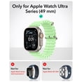 thumbnail image 4 of ESR Armorite Case & Screen Protector Set Compatible with Apple Watch Ultra 3/Ultra 2/Ultra (49mm), Military-Grade Aluminum Alloy Case & 2 Pack Tempered Glass, Stay Original, Titanium, 4 of 9