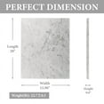 thumbnail image 3 of Koville Luxury Marble Granite Cutting Board for Kitchen,Rectangle, 20*16in, Bianco Carrara, 3 of 7
