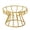 Gold, variant on OADUKQ Pet Bowl Stand, Elevated Iron Pet Bowl Rack with Rounded Edges, Cats and Small Dogs at Home, White, 6.3 X 3.94 in