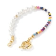 thumbnail image 4 of Pulsera de Perlas Yuyangstore Joyería para Niñas Elegantes Abalorio Dorado, 4 of 6