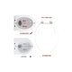 thumbnail image 4 of Elongated toilet seat con quick-release y quick-attach feature - plastic toilet seat con soft-close function, never loosen, easy to install y clean - ideal para para bathroom decor in summer, 4 of 7