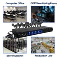 thumbnail image 3 of Regleta de alimentación Technical Pro PS20S para rack de 19" con 20 tomas, 120V, 3 of 9