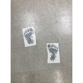 thumbnail image 3 of Sasquatch Bigfoot Footprints Stickers - 9 inch (23 cm) Decals Pack of 8 (4 pairs) for Parties, Events, Floors, Retail, Windows, Snowboards, Helmets. Made in The USA by Ifloortape. PNW Inspired. Black, 3 of 6