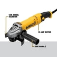 thumbnail image 2 of Amoladora angular DEWALT DWE43113 13A 9000 RPM 11-12 cm con interruptor de gatillo, 2 of 6