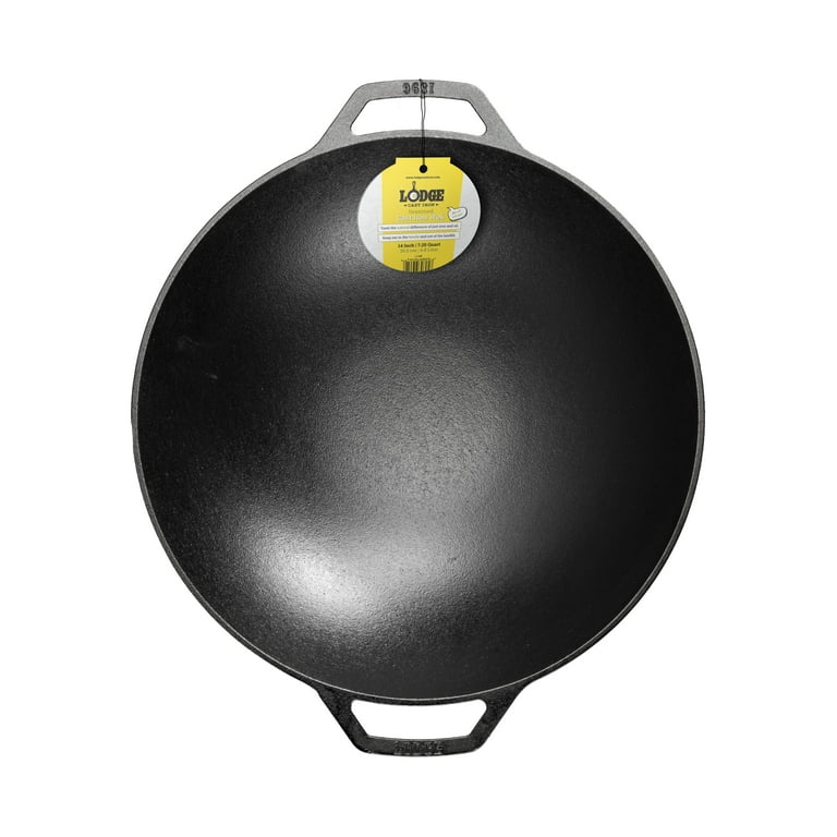 Walmart has these cast iron woks for $50 - anyone able to shed