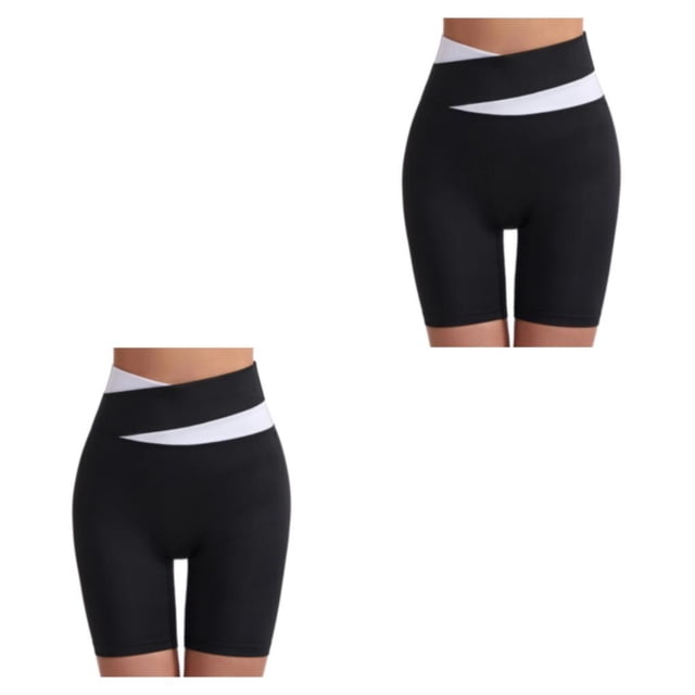 Minnieouse Pantalones cortos de mujer Push pantalones de cintura alta Leggings Fitness sólido transpirable Yoga elástico sin costuras para Type1 NO1